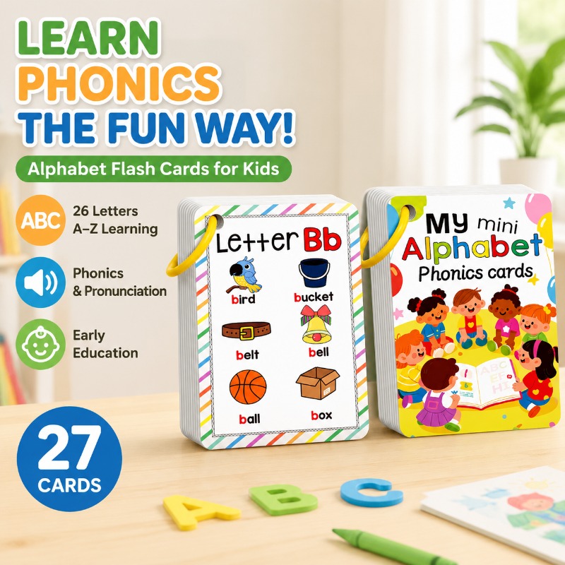 Phonics Card Game - Cartões de aprendizagem de fonética do