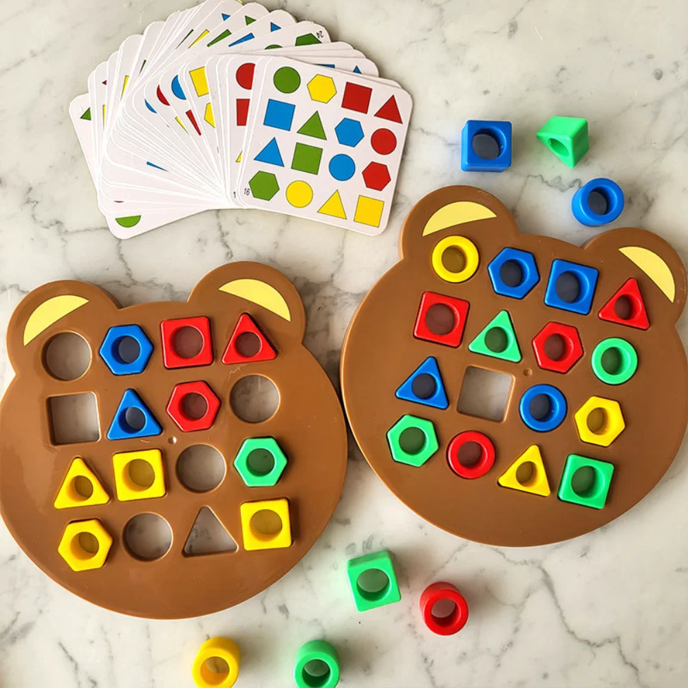 Kids Educational Game 3 - 3d quebra-cabeça forma geométrica cor correspondência
