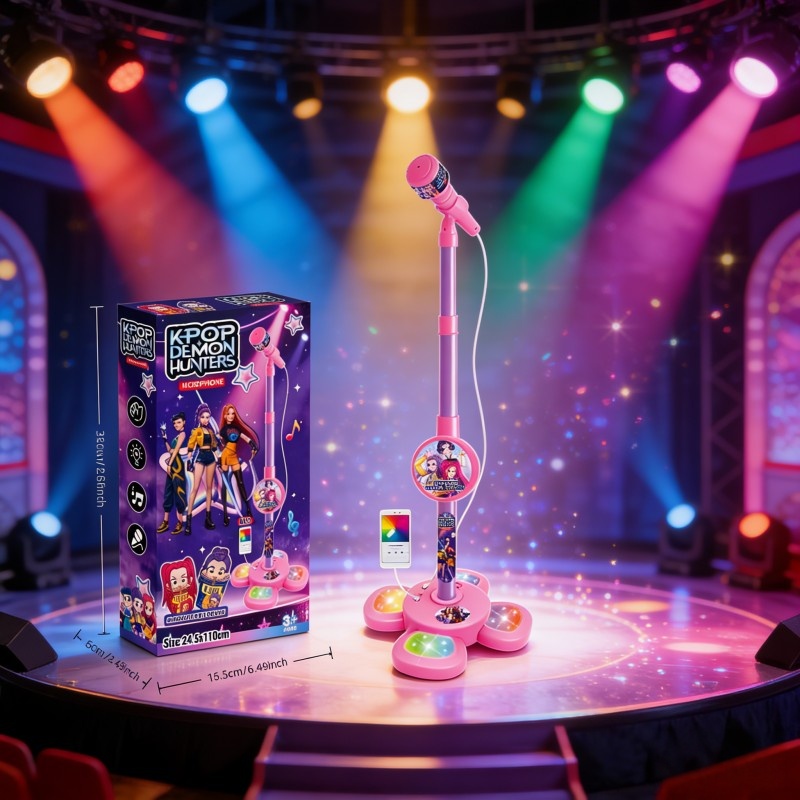 Kids Educational Gadget - Microfone e Guitarra de Karaokê Infantil