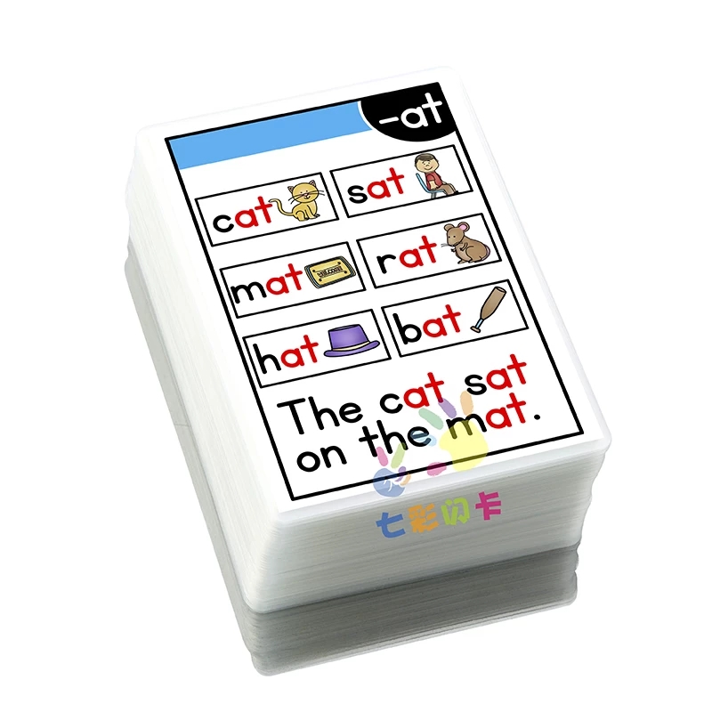 Phonics Card Game - 107 pçs raízes cartões fonéticos para