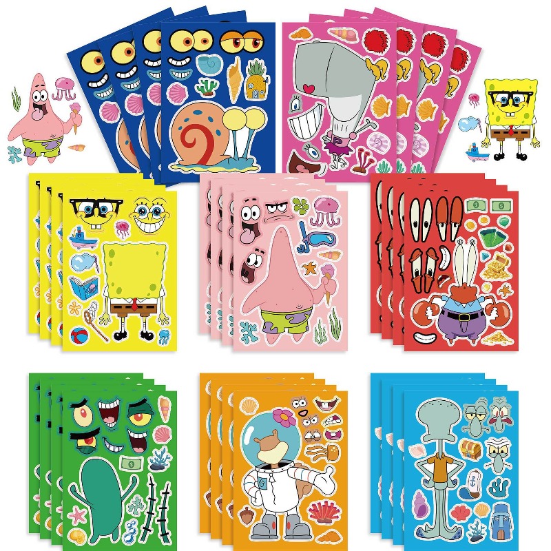 Kids Educational Gadget - Quebra-Cabeça Interativo Educacional do Bob Esponja,
