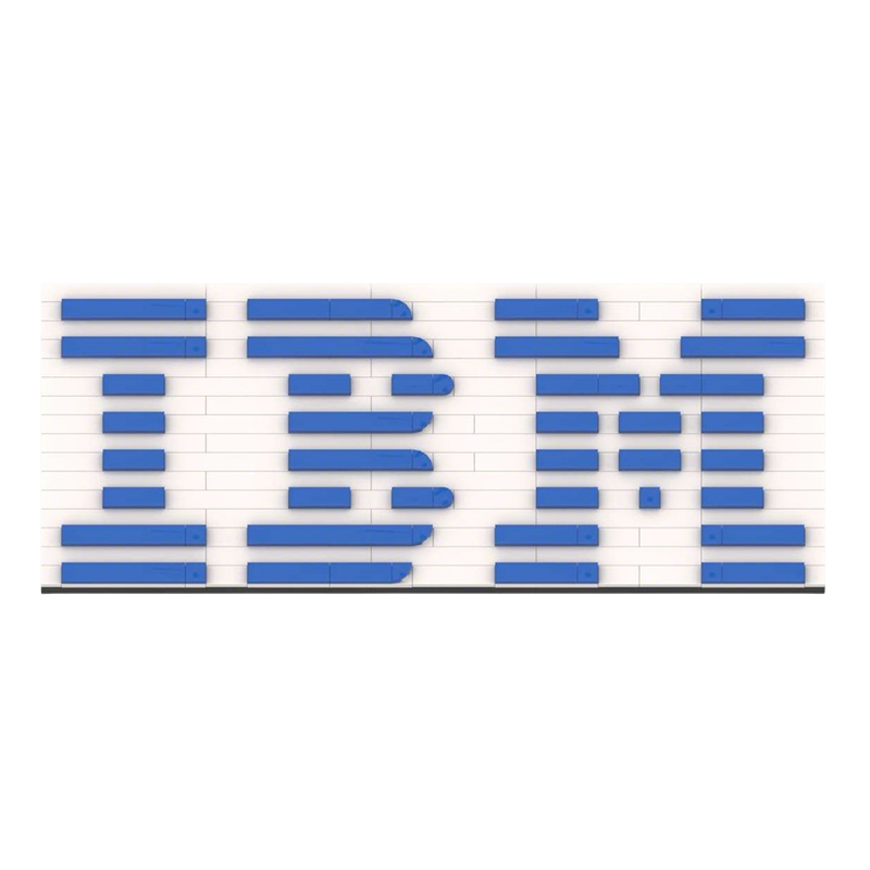 Kids Education Logo - 206 peças MOC Logo IBM Brinquedos