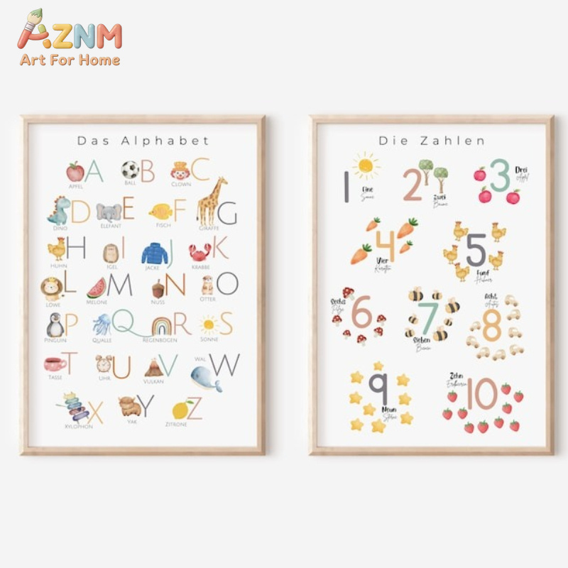 Kids No Education - AZNM Arte de Parede em Tela