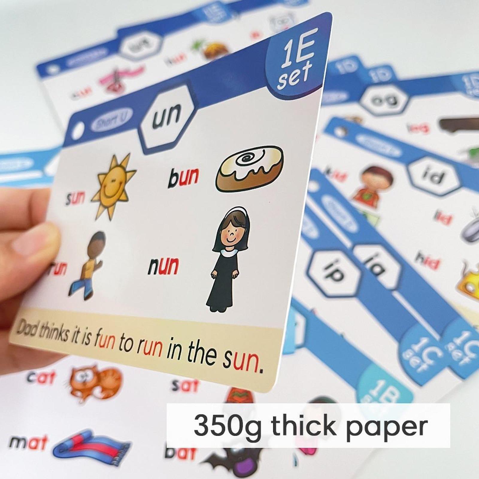 Cartões de Flashcards de Fonét - Phonics Card Game avaliação e preço