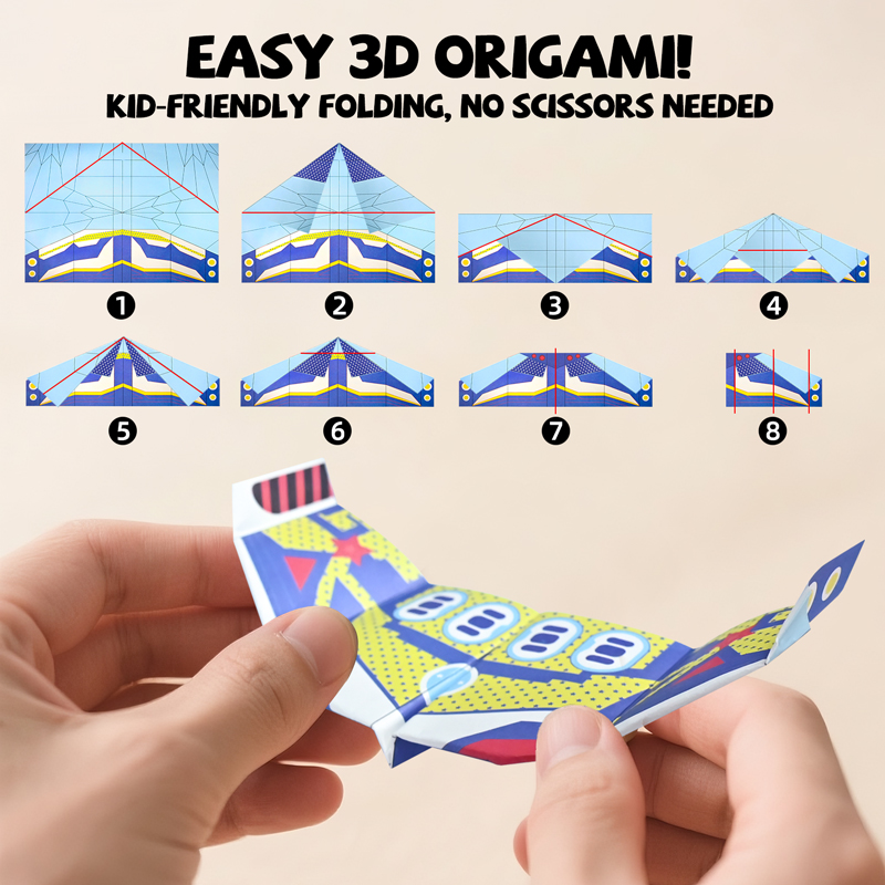 Kit de Origami para Aviões de  - Kids Educational Gadget avaliação e preço
