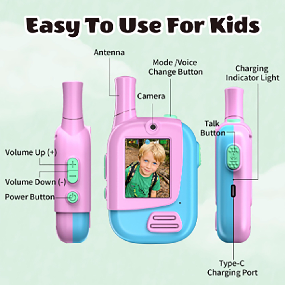 Pacote com 2 Walkie Talkies Re - Kids Education Video avaliação e preço